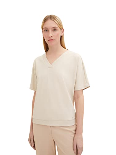 Sweat-shirt femme Tom Tailor 1035342 pull manches longues uni