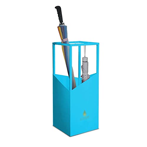 Porte-parapluies extérieur fer noir support portable cour - 2