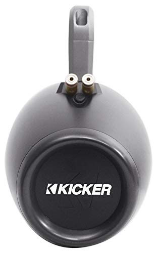 Image of Pair Kicker 43KMTES8B Black Marine 8 inch Wakeboard Tower Enclosures+Covers KMTES8