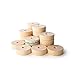 2" Flat Wooden Toy Wheel - Bag of 20