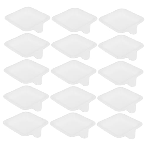 HAPINARY 100 Piezas Unidades Platos Cuadrados Desechables para Fiestas Cumpleaños y Barbacoas Platos Resistentes para Tartas Catering y Reuniones al Aire