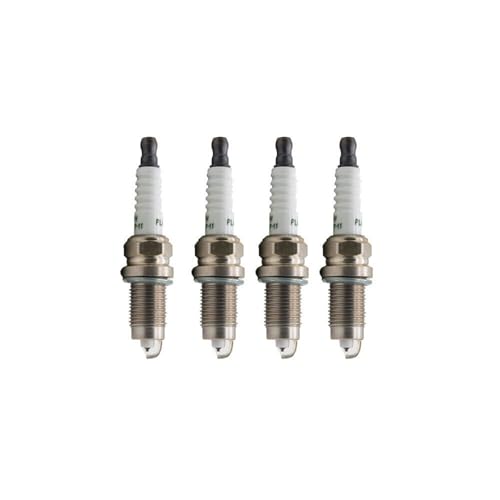Image of WELKLCF Car Spark Plugs 4-8PCS Candles Replace PZFR5D-11 PZFR5J-11 PZFR5Q-11 ZFR5E-11 K16GPR-U11 Double Platinum Spark Plugs K5RTSPP-11(4 Pieces with Box)