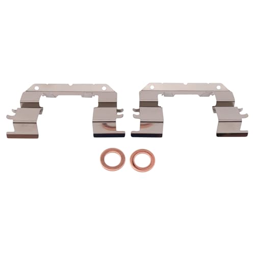 Image of TRQ Front and Rear Brake Caliper Set Performance Coated Brackets Compatible with 2011-2015 Hyundai Sonata 2011-2015 Kia Optima