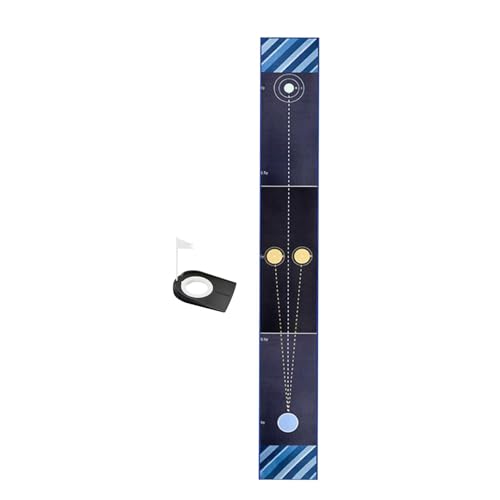 QSTDGVPW Golf Putting Mat Golf Hitting Mat Double Speed Improving Skills Putter for Office Garden Player Adults Golfer
