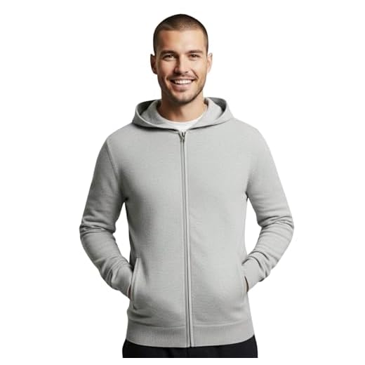 Jaqueta de Moletom Masculino Cinza Blusa de Frio com Ziper e Capuz Casaco de inverno para homem GG