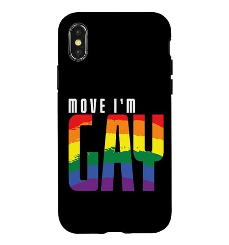 LGBT�uMove I'm Gay�v �X�}�z�P�[�X iPhone X/XS �p