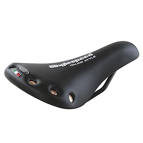 Selle Route Fixie Monte Grappa sk031 Noir pour vélo urbain
