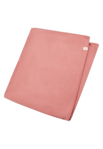 Sterntaler Babydecke Hase Hanni 100x75cm - Kuscheldecke aus Microfleece mit niedlicher Stickerei - ideal Zuhause & unterwegs - Schmusedecke für Mädchen - ab Geburt - Geschenk Idee, perlrosa