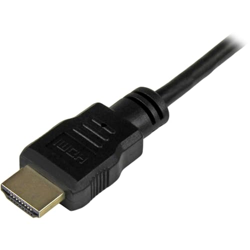 StarTech.com HDMIACMM1 High Speed HDMI Cable with Ethernet - HDMI to HDMI Mini- M/M, 1-Feet