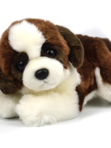Peluche chien Bernard réaliste et douce pour enfant