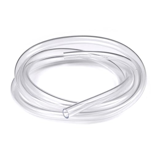 flexiable rubber Transparent Soft Pipe ID 3mm to 10mm Antifreeze Oil Hose Soft Hose Plant Watering Pots Irrigation Tube 5 Meters PVC Tube drain elastic (Size : 5 meter, Color : OD 6.5xID 4.5mm)