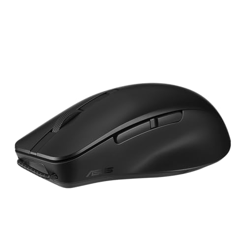 Amazon | Asus Md200 /BK マウス 両手利き用 RFワイヤレス + Bluetooth