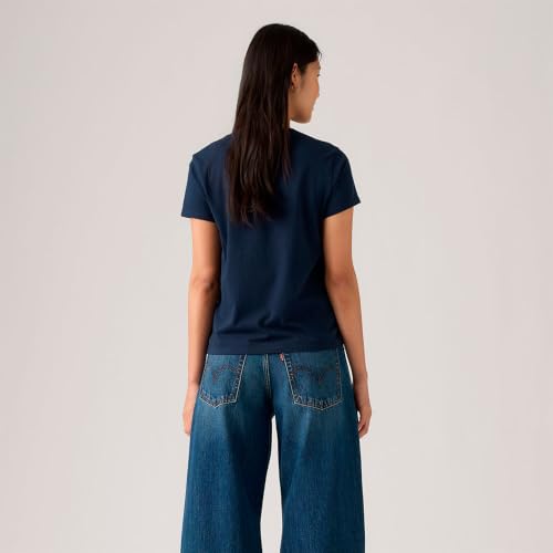 Levi's The Perfect Tee Inga Dot Bw Fill Navy Bl – Ansicht 2
