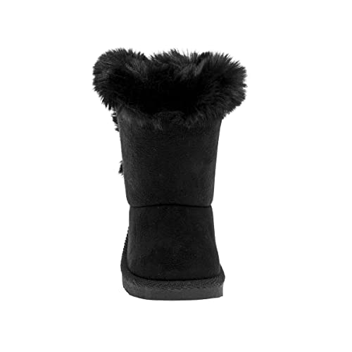 Josmo Girl's Winter Snow Warm Plush Outdoor Non-Slip Faux-Fure Soft Comfort Boots4