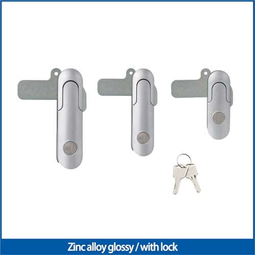 Serrure à clé plate commerciale universelle pour panneau de commande et appareillage - 4