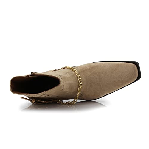 Image of Ferro Aldo Men's Western Boot Collection | Casual & Dress Ankle Boots in Cowboy, Chelsea, & Biker Styles for Men