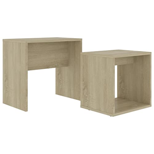 Table d'appoint pour bureau en bois Sonoma compacte lot de 2 - 2