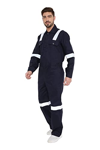 Image of Associated Uniforms Men's 230 GSM Fire Retardant Cotton Boiler Suit