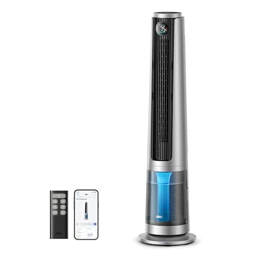 DREO TurboCool Smart Ventilator 765S, 3-in-1 Turmventilator mit Ultraschall, WLAN & App-Steuerung, 6 L Tank, 10.4 m/s Luftstrom, 20 dB leiser DC-Motor, 90° Oszillation, 12 Geschwindigkeiten, 4 Modi