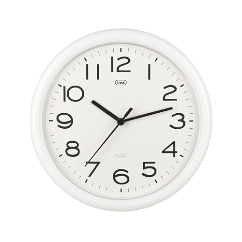 Trevi 0330101 Orologio da Parete, Bianco, 24 X 4 X