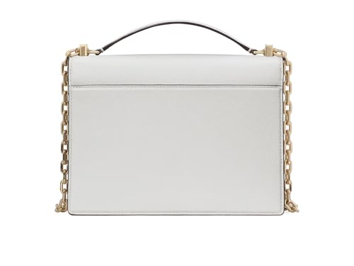 Kate Spade New York Deco Pebbled Leather Chain Shoulder, Stone Path2