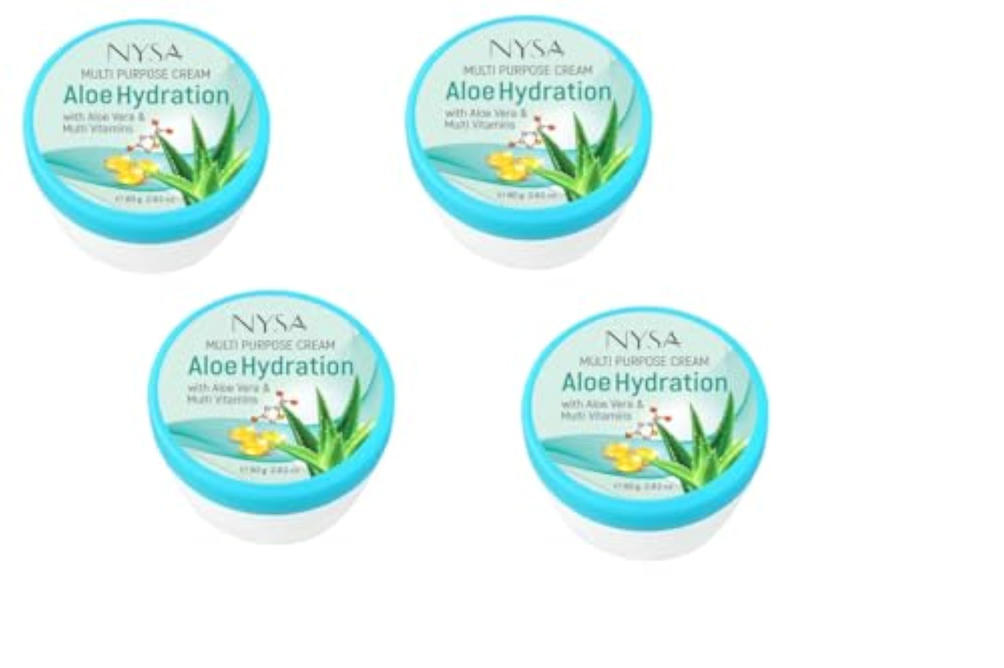 Nysa Aloe Hydration Multi-Purpose Cream, Pack of 4