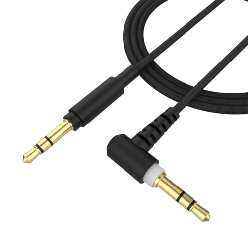 Cable auxiliar 3.5mm con conectores en ángulo recto flexible miniatura 3