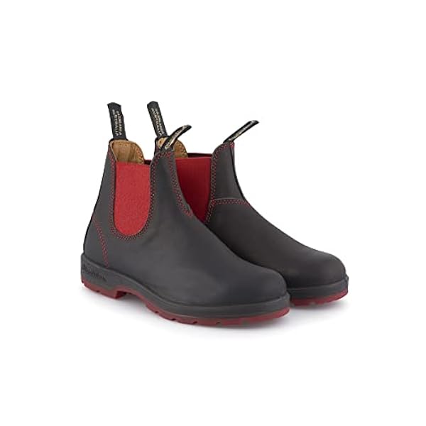 Blundstone Men's boots 1316 black red Chesea design, black
