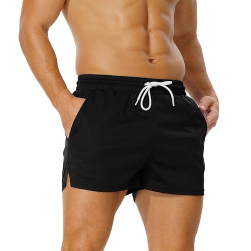 AIMPACT Sporthose Herren Kurz 3 Inch Mesh Basketball Shorts Herren...