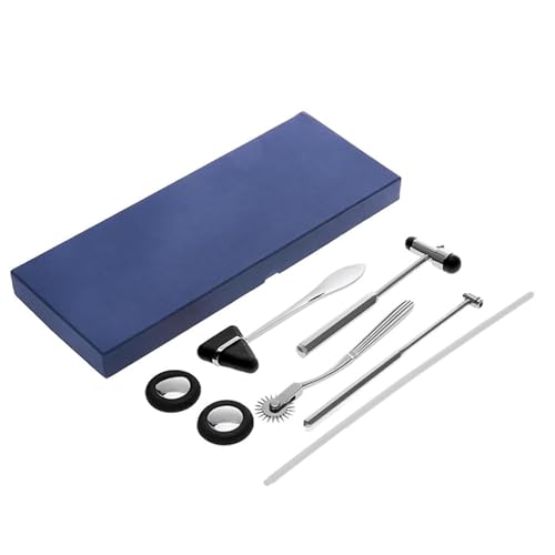 5 Stück neurologisches Reflexhammer-Set, Edelstahl-Percussion-Werkzeuge für professionelle Untersuchung des Nervensystems