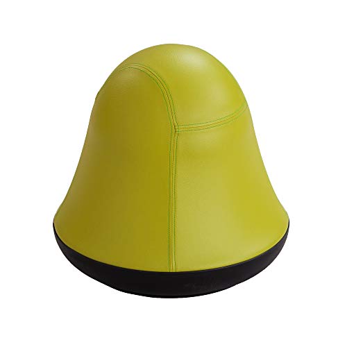 Safco Products Runtz - Silla giratoria con bola de estabilidad para el hogar o el aula, 42,5 cm de alto y 360 grados, vinilo verde fácil de limpiar Cover