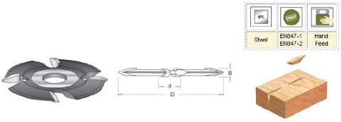 Amana Tool - 100mm Resin & Knots Cutter (61106), Industrial Grade