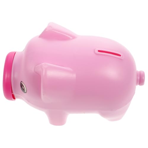 Gatuida Tirelire Forme Cochon Plastique Boîte Décoration Bureau Chambre Objet Rangement de Monnaie Couleur