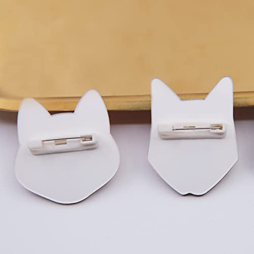 8 Pcs Puppy Brooch Cartoon Dog with Different Expressions Badges Acrylic Brooch Pin for Girls Kids Clothes Bags Backpacks Hat Jacket Decoration Gift3