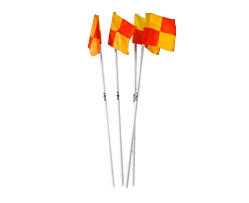 Mitre Corner Flags - White/Red, ONESZ