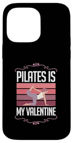 Pilates Is My Valentine Funny Anti-Valentine Heart Love �X�}�z�P�[�X iPhone 14 Pro Max �p