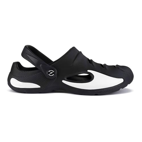 BRUTON Extra Soft Men's Classic Casual Sandals/Clogs Adjustable Back Strap | Lightweight | Stylish & Non-Slip | Waterproof & Everyday Mules for Men & Boys