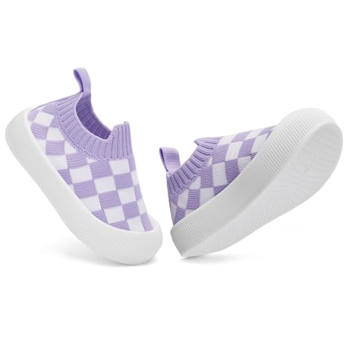 Image of BACSAC Baby Toddler Unisex Infant Shoes Boys Girls Beige Mesh Breathable Non-Slip Soles 6-36 Months