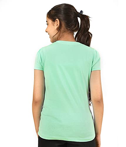 Image of KYDA KIDS Girls Cotton Full Sleeve Sequence and Embroidery Tops - Multicolor (Pack of 1)