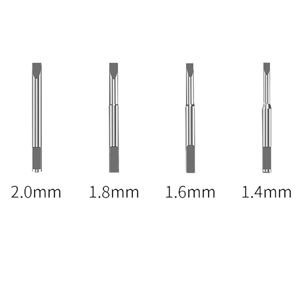 NO.9067 - Herramienta de reparación de relojes de doble extremo resistente para correa de reloj, bloque de extracción de tornillos, herramientas de reparación