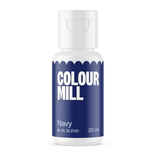 Colour Mill Oil-Based Food Coloring, 20 Milliliters Navy