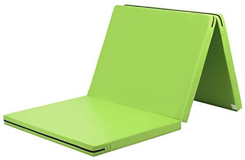 KaRaDaStyle 体操 マット 折りたたみ ストレッチマット エクササイズ 筋トレ 子供 プレイマット 鉄棒 リングフィット 運動 ヨガマット スポーツマット 防音 家庭用 180×80×5cm