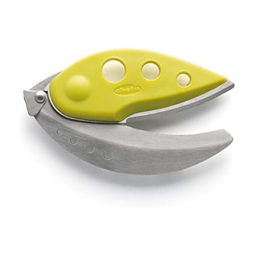 Chef'n LooseLeaf Plus Kitchen Herb Stripper & Chopper, Wasabi/Stainless Steel