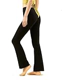 Daydance Modal Black Women Flare Leggings Comfy Bootcut Dance Pants for Ballet, Jazz, Workout, Exercise, Yoga