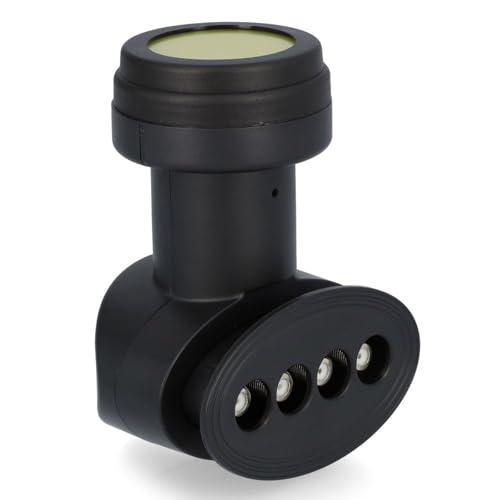 [ 2X Test SEHR GUT *] ZEHNDER Quattro LNB mit LTE Abschirmung & Sun Protect UV Schutz, nur für Multischalter Multiswitch geeignet, kein Direktanschluss möglich, 4K HD LMB, für Satelliten Antenne