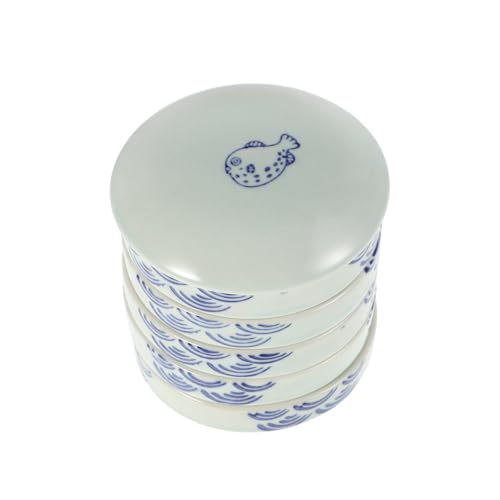 Artsewply Seefisch Keramikpalette 6-teilig