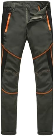 Pantaloni Uomo Escursionismo Antivento - Taglio Dritto, Materiale Poliestere, Comodi Per Outdoor - Foto 8