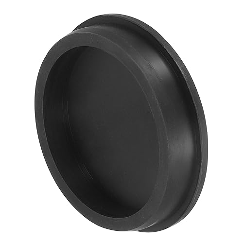 Image of uxcell High Temp Silicone Plug Mount Dia 77mm /3.03 inch T Shaped Rubber Stopper Hole Plugs for Powder Coating Plating Waterproof Plugs Sealing Plugs Black Pack of 1(OD 83mm)