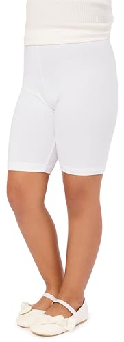 Merry Style Leggins Mallas Pantalones Cortos Ropa Deportiva Niña MS10 132 (Blanco, 152 cm)