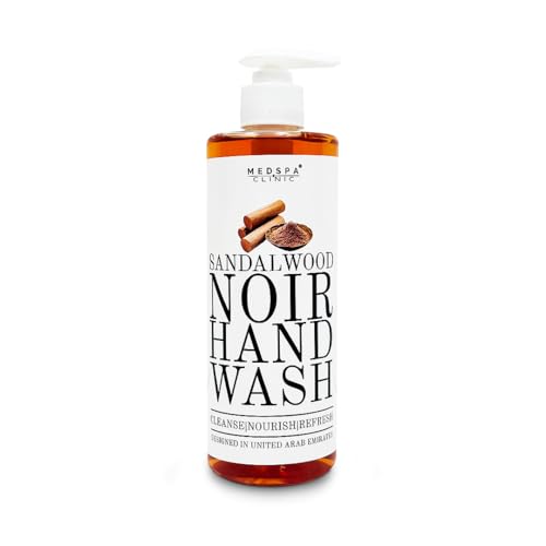 MEDSPACLINIC Sandalwood Noir Jabón de Manos, Nutritivo y Refrescante, Diseñado en EAU
